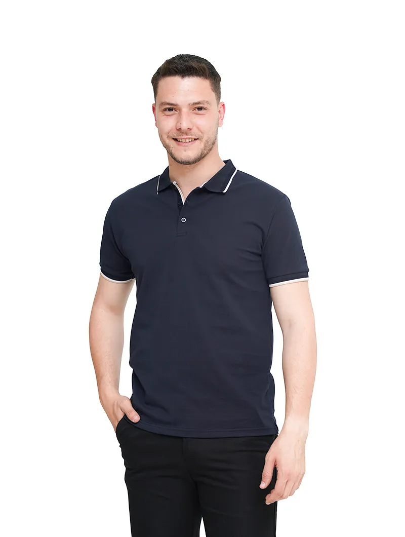 Polo en piqué de coton